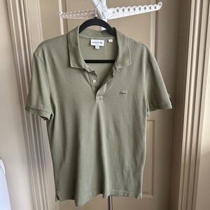 Lacoste Men's Green Polo Shirt (slim fit - medium)